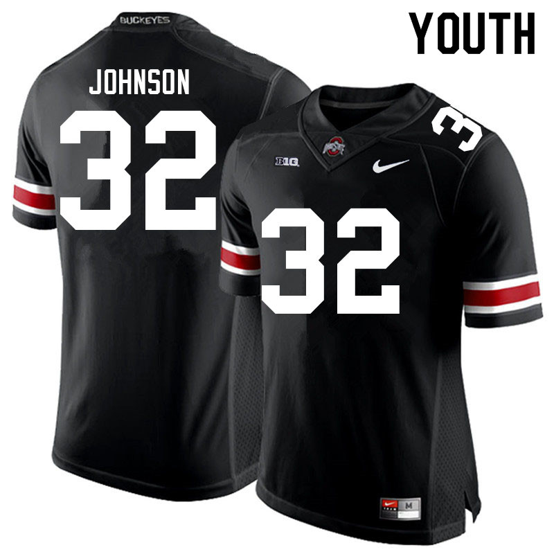 Youth #32 Jakailin Johnson Ohio State Buckeyes College Football Jerseys Sale-Black